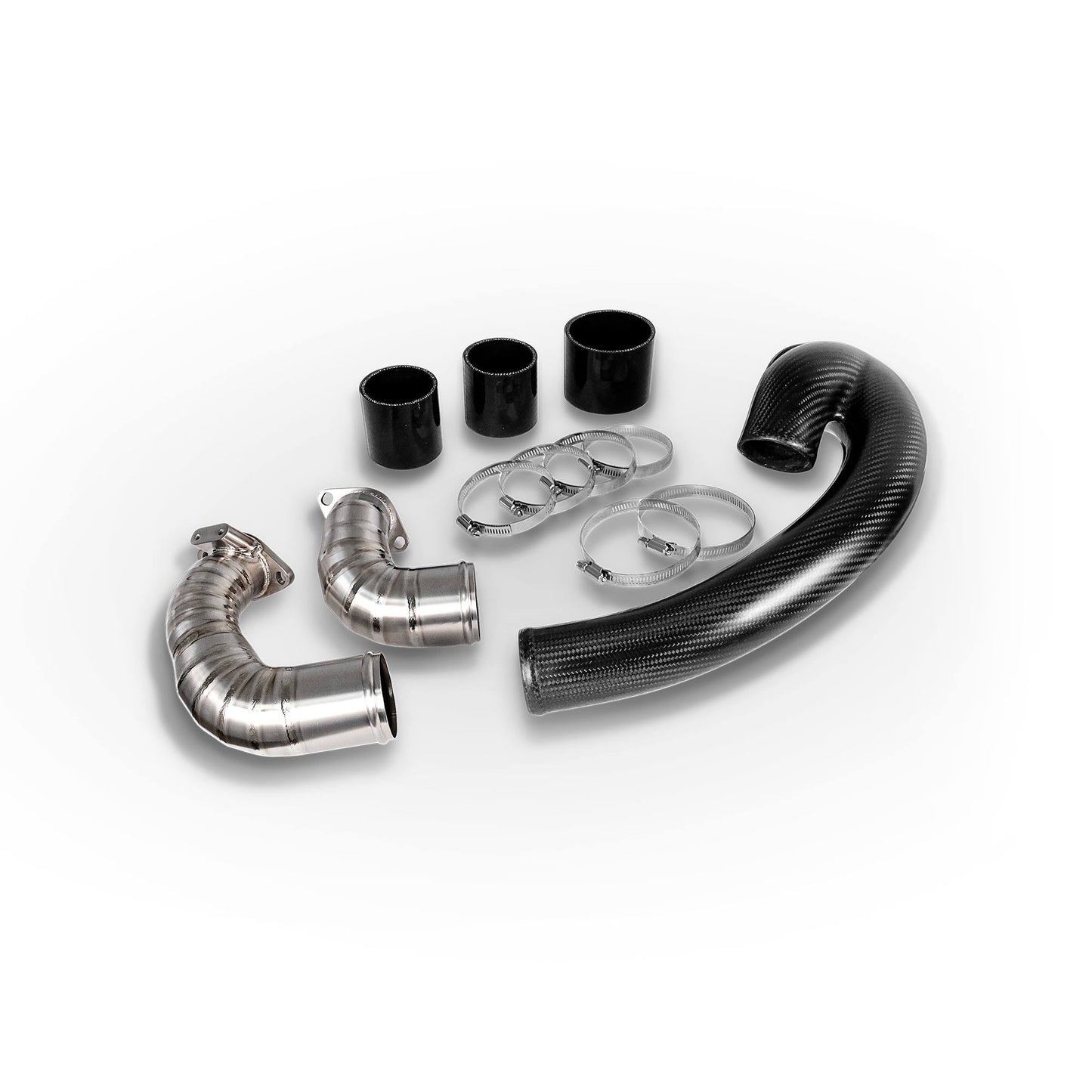 MUSE JAPAN Nissan Skyline BCNR33/ BNR34 GTR Dry Carbon x Titanium Air Inlet Pipe Set **Pre order only**