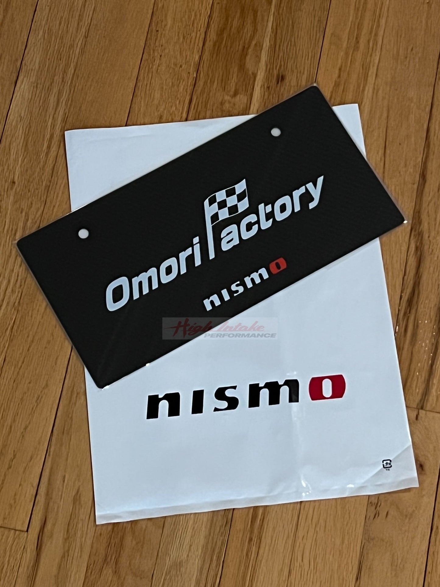 NISMO OMORI FACTORY LICENSE PLATE