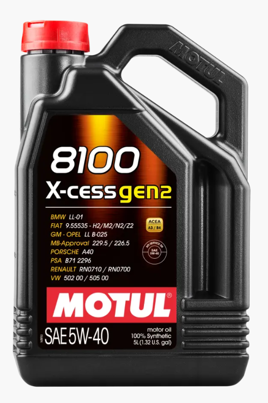 MOTUL 8100 X-CESS GEN2 5W-40